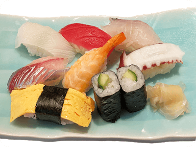 写真ランチ握り寿司