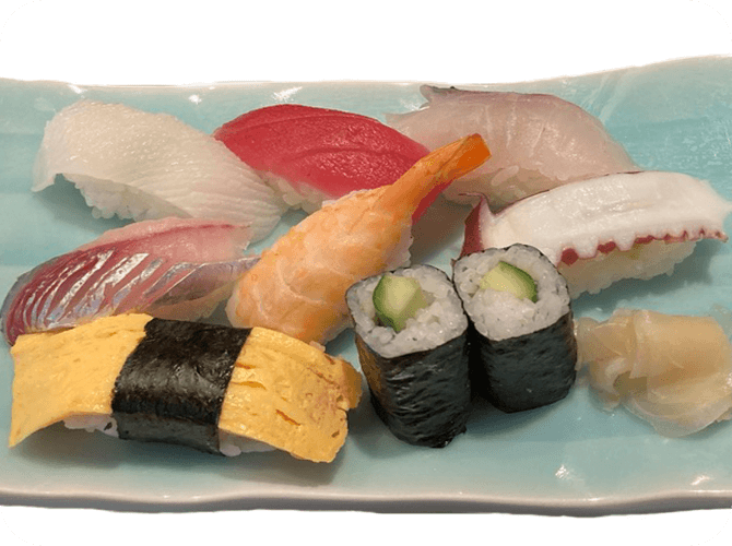 写真ランチ握り寿司